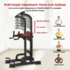 Pull-Up and Dip Station for Home Gym Strength Training Multi-Function