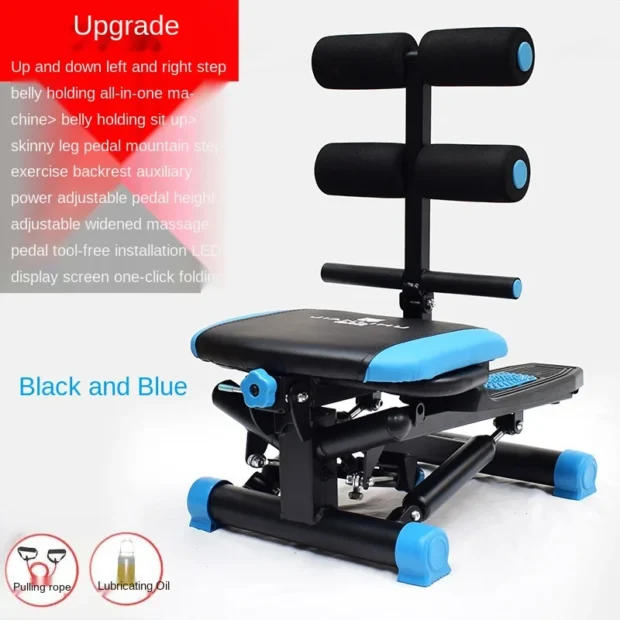 Multifunctional Fitness Equipment: Rowing, Treadmill, Sit-Up, and Climbing Machine