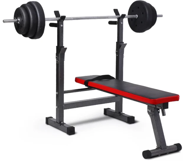 Foldable and Adjustable Flat Weight Gym Bench
